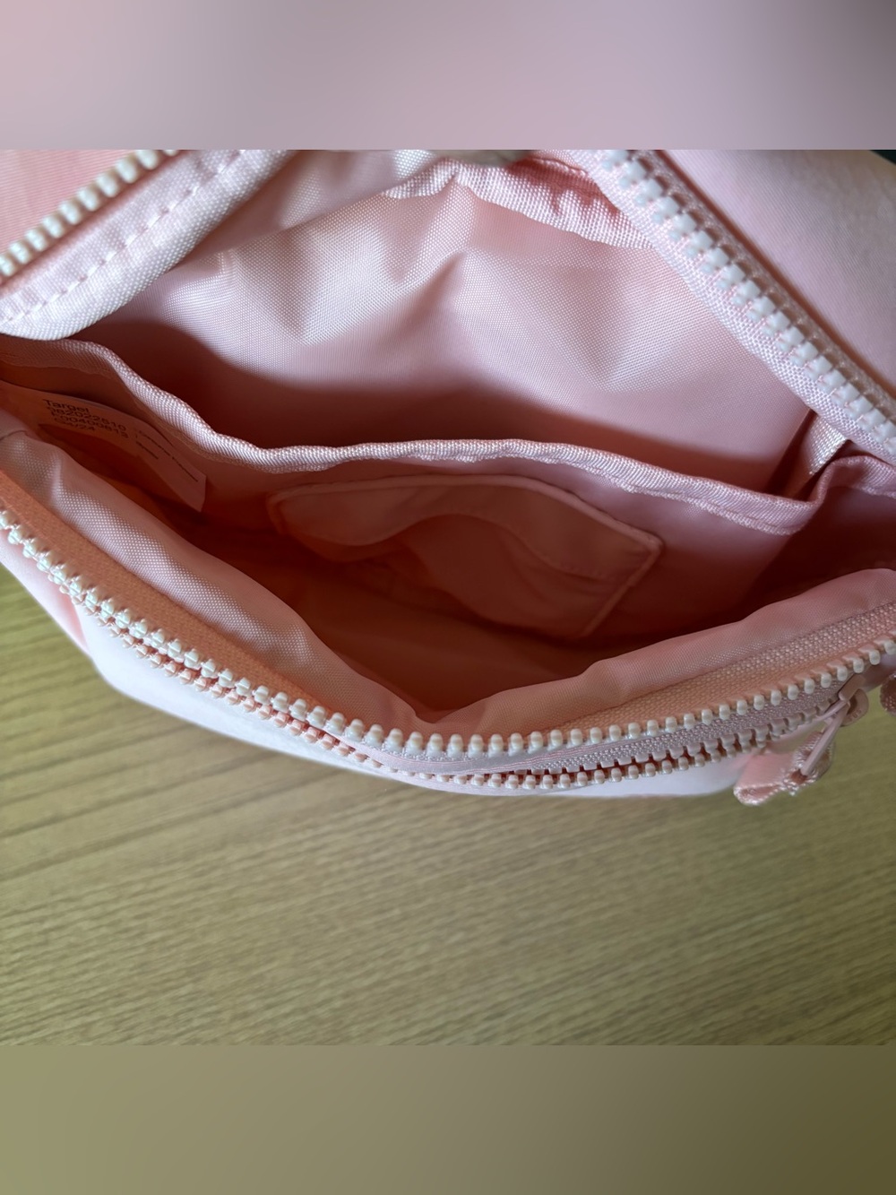 NWT All In Motion Premium Belt Bag Blush Pink Water-Resistant Knit Fanny Pack - Picture 11 of 15